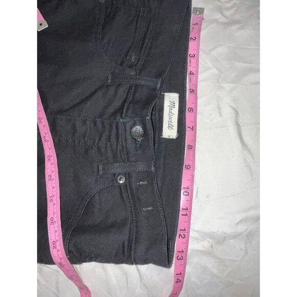 Madewell Womens Black10" high Rise Skinny Jeans Womens size 27 - Picture 5 of 11
